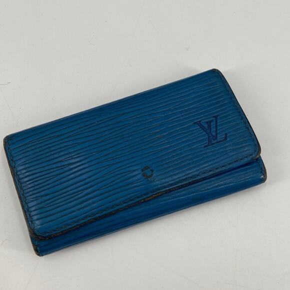 Authentic blue Louis Vuitton keyholder - Picture 1 of 9